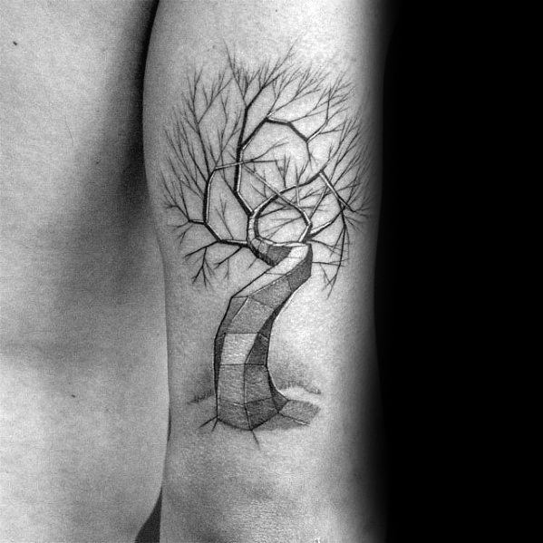 tatuaje perfecto arbol para hombre 53