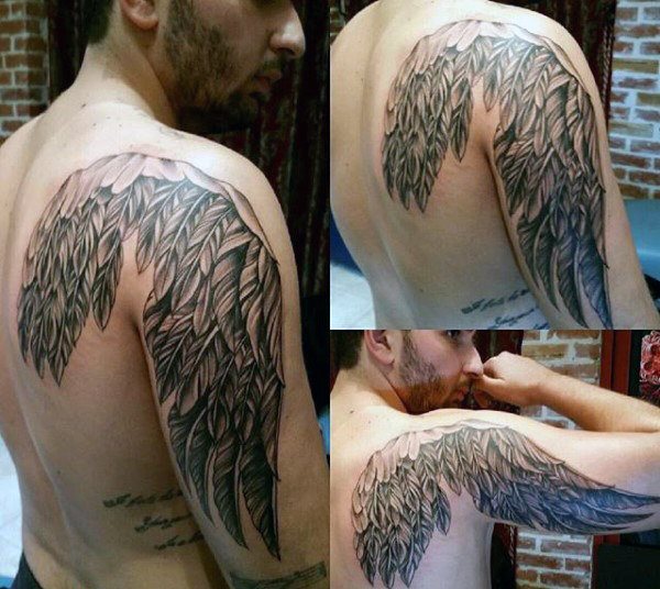 tatuaje plumas para hombre 02