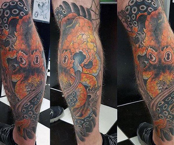 tatuaje pulpo en hombre 08