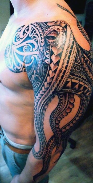 tatuaje pulpo en hombre 50