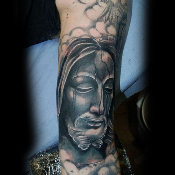 tatuaje religioso para hombre 12