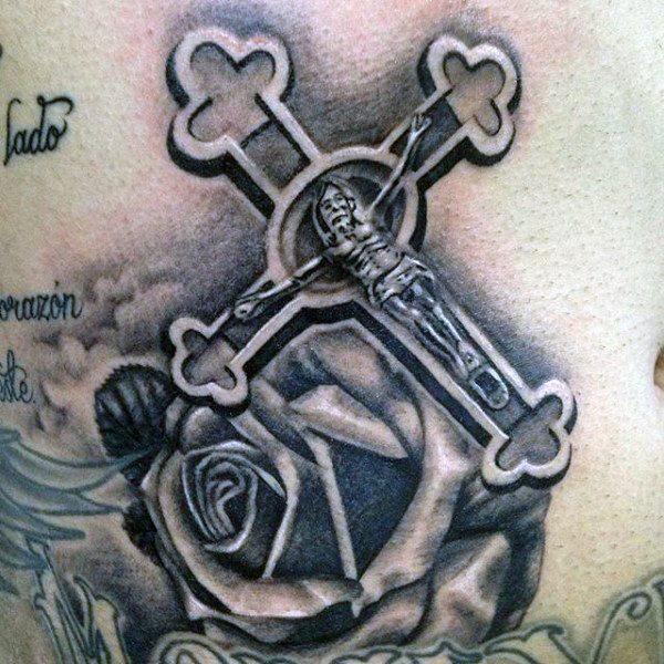 tatuaje religioso para hombre 41