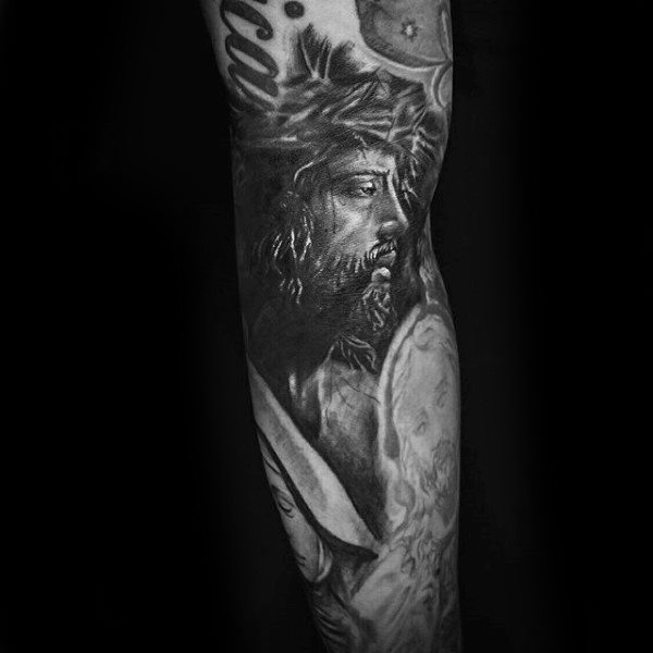 tatuaje religioso para hombre 49