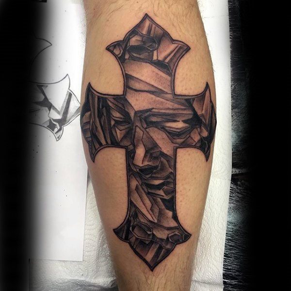 tatuaje religioso para hombre 87