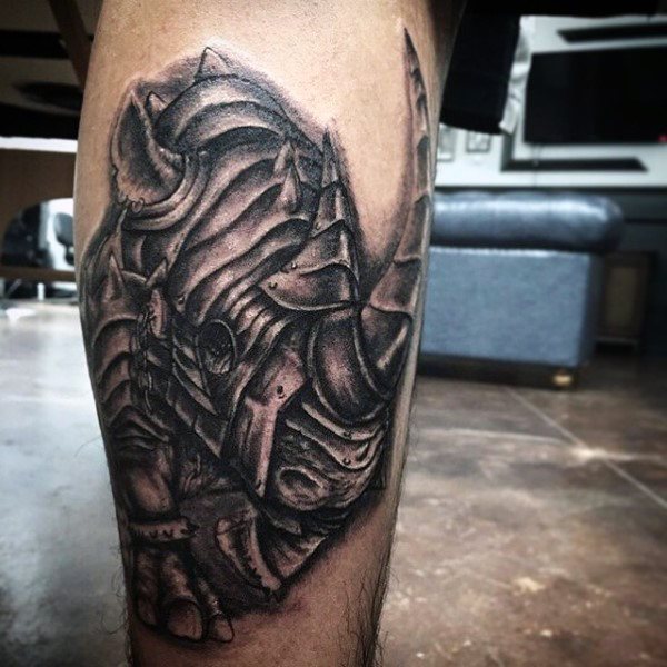 tatuaje rinoceronte para hombre 25