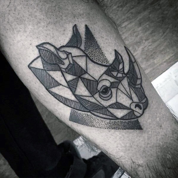 tatuaje rinoceronte para hombre 64