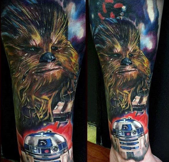 tatuaje star wars para hombre 27