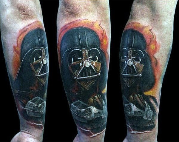 tatuaje star wars para hombre 41