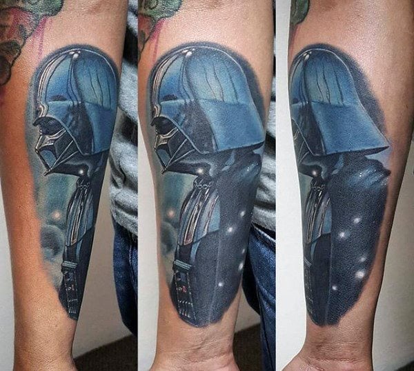 tatuaje star wars para hombre 50