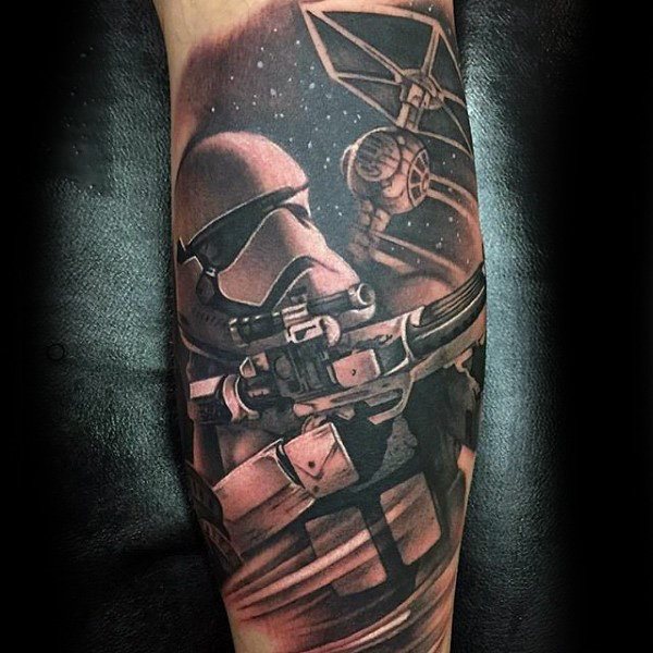 tatuaje star wars para hombre 51