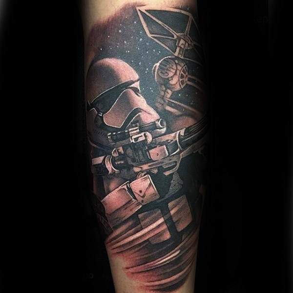 tatuaje star wars para hombre 55