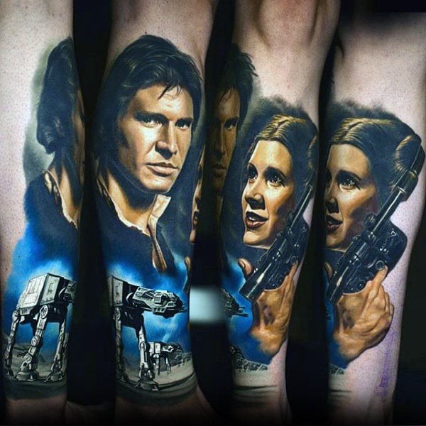 tatuaje star wars para hombre 63