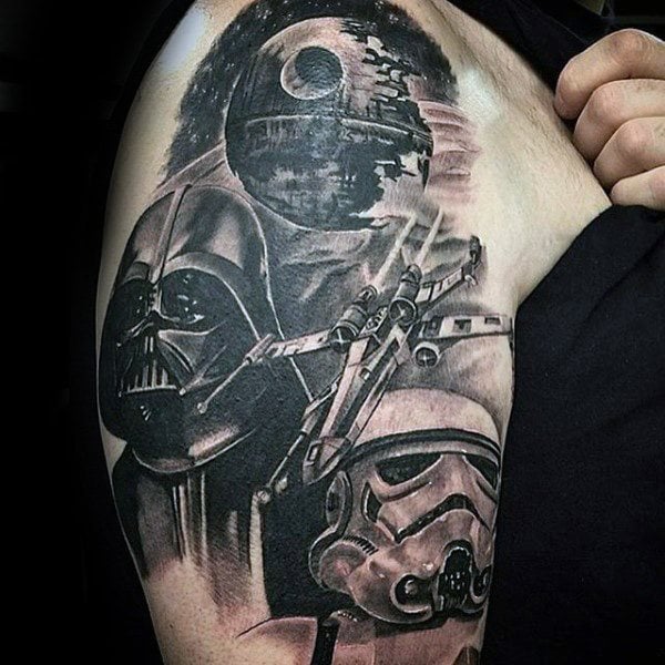 tatuaje star wars para hombre 69