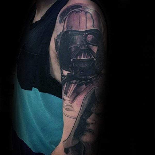 tatuaje star wars para hombre 72