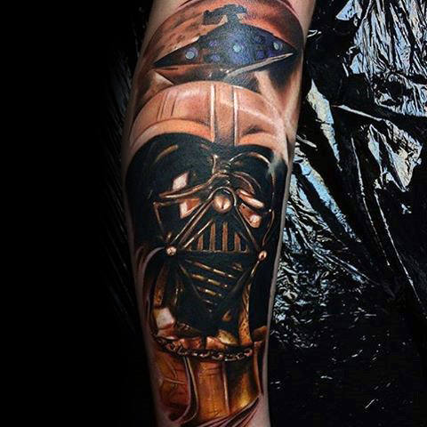 tatuaje star wars para hombre 75