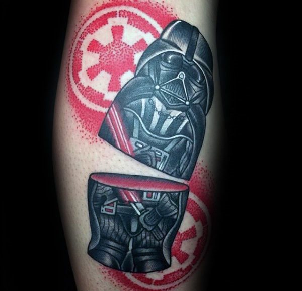 tatuaje star wars para hombre 81