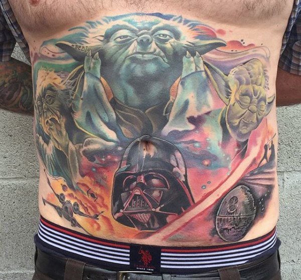 tatuaje star wars para hombre 83