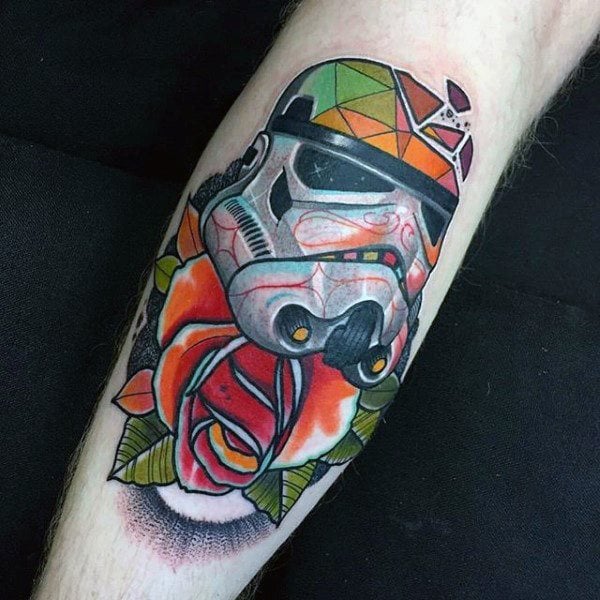 tatuaje star wars para hombre 89