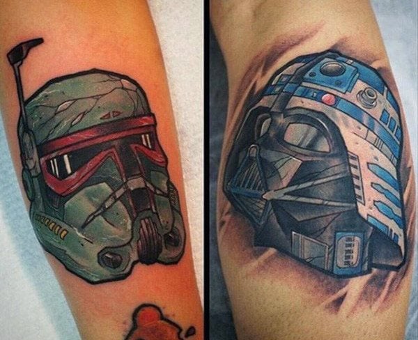 tatuaje star wars para hombre 90