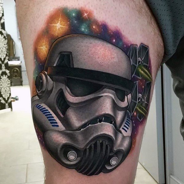 tatuaje star wars para hombre 95
