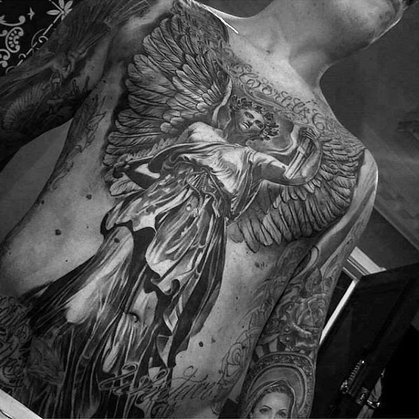 tatuaje tinta negra para hombre 27