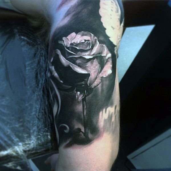tatuaje tinta negra para hombre 28
