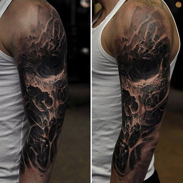 tatuaje tinta negra para hombre 84
