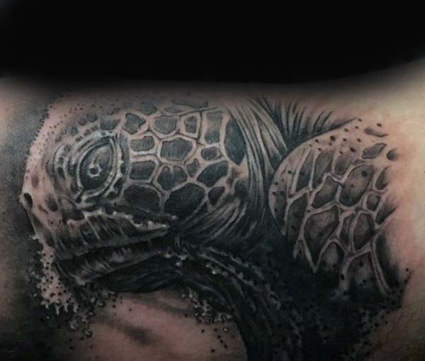 tatuaje tortuga para hombre 10