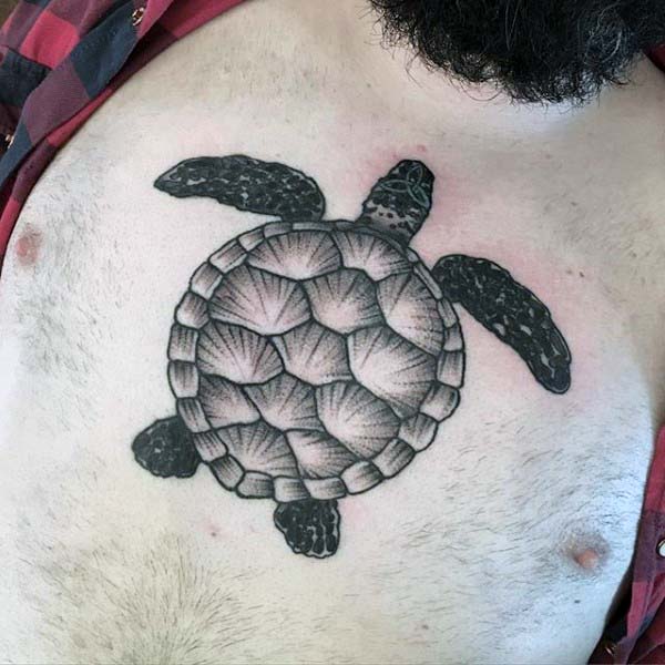 tatuaje tortuga para hombre 52