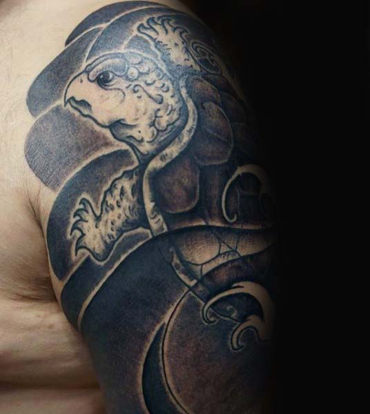 tatuaje tortuga para hombre 61