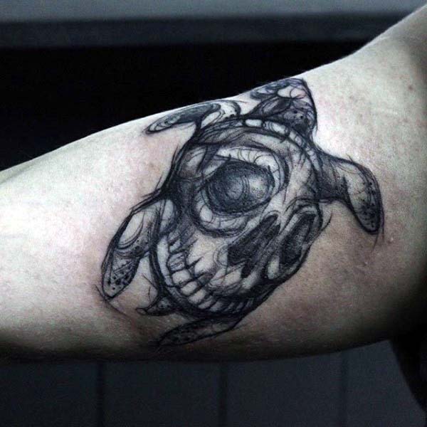 tatuaje tortuga para hombre 63