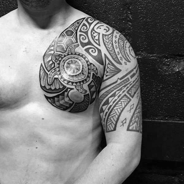 tatuaje tortuga para hombre 82