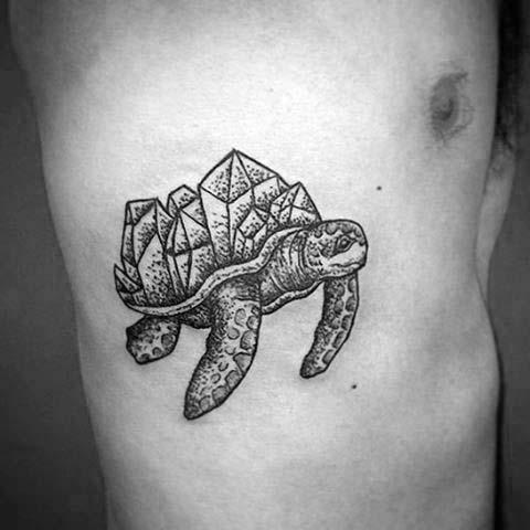 tatuaje tortuga para hombre 88