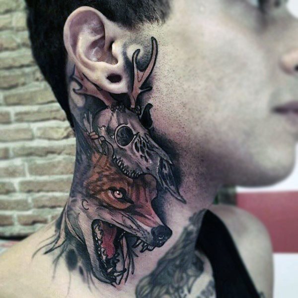 tatuaje zorro para hombre 39