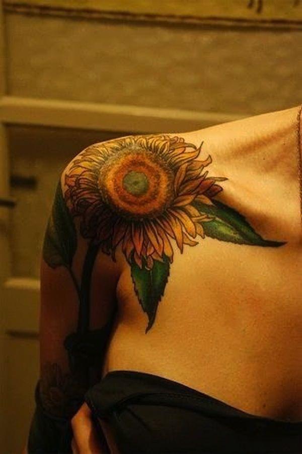 tatuaje girasol 1013