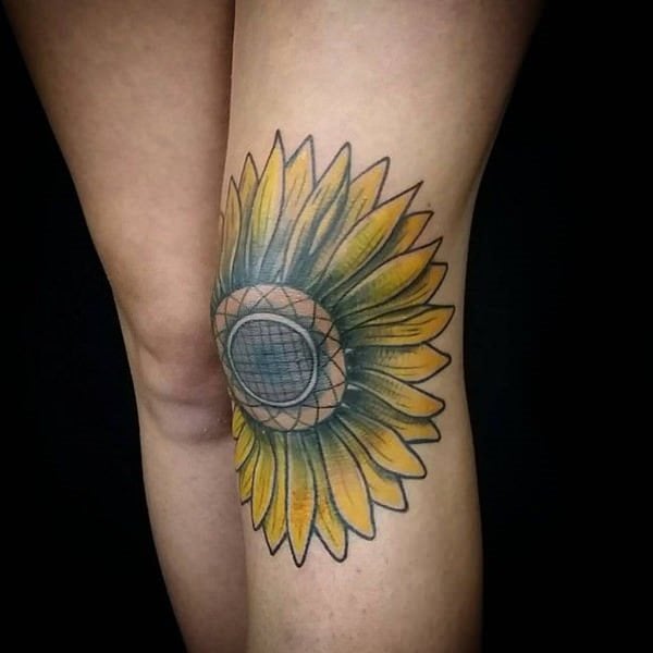 tatuaje girasol 116