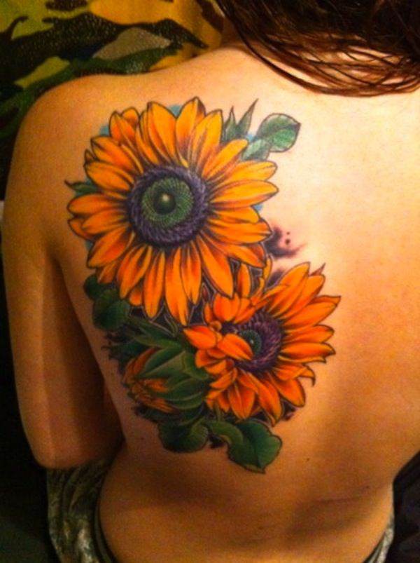 tatuaje girasol 12