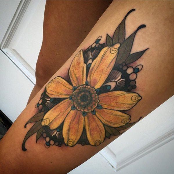 tatuaje girasol 181