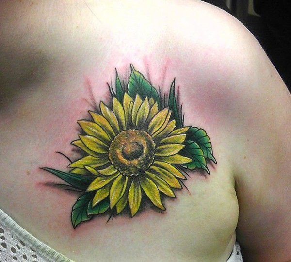 tatuaje girasol 376