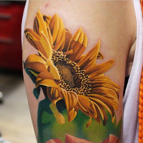 tatuaje girasol 467