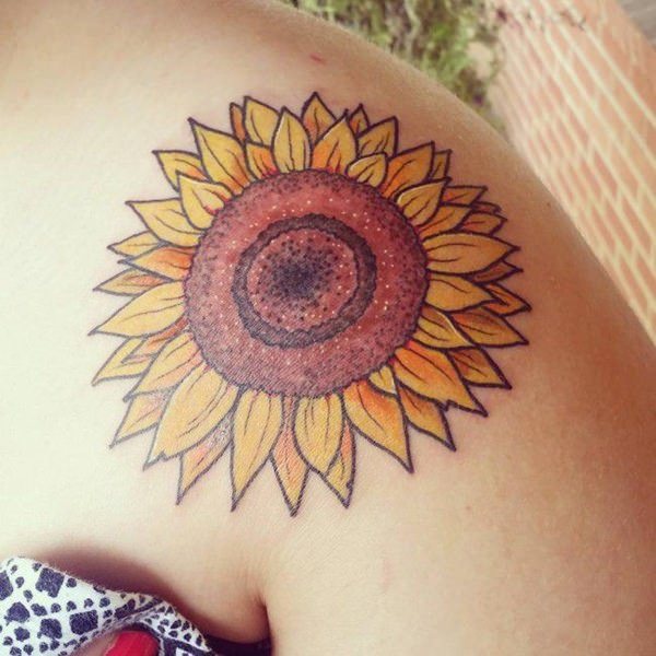 tatuaje girasol 610