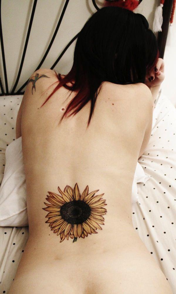 tatuaje girasol 64