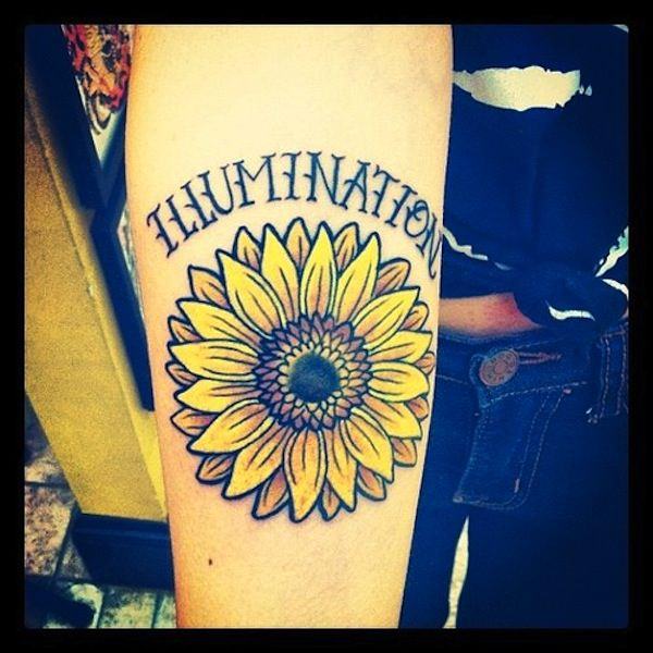 tatuaje girasol 675