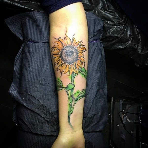 tatuaje girasol 740