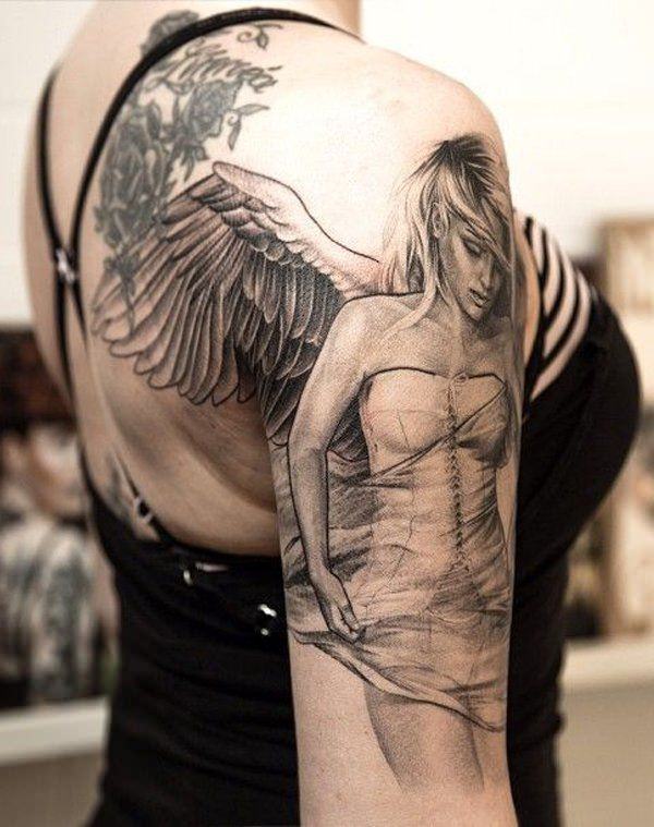 tatuaje angel 174