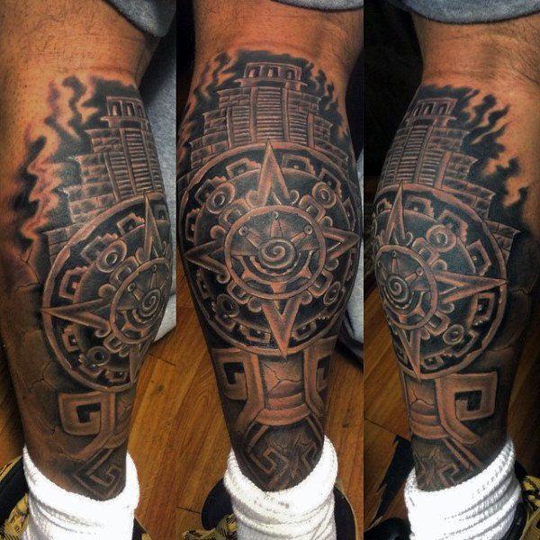 tatuaje azteca 133