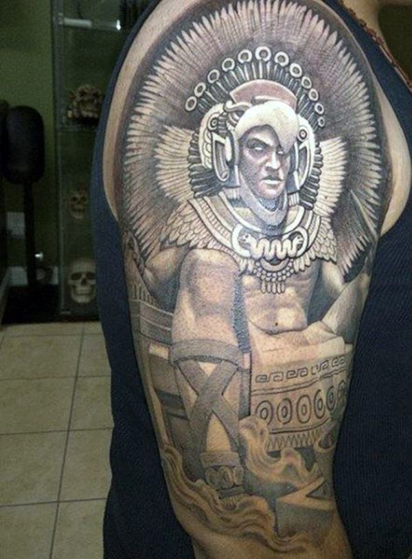 tatuaje azteca 136