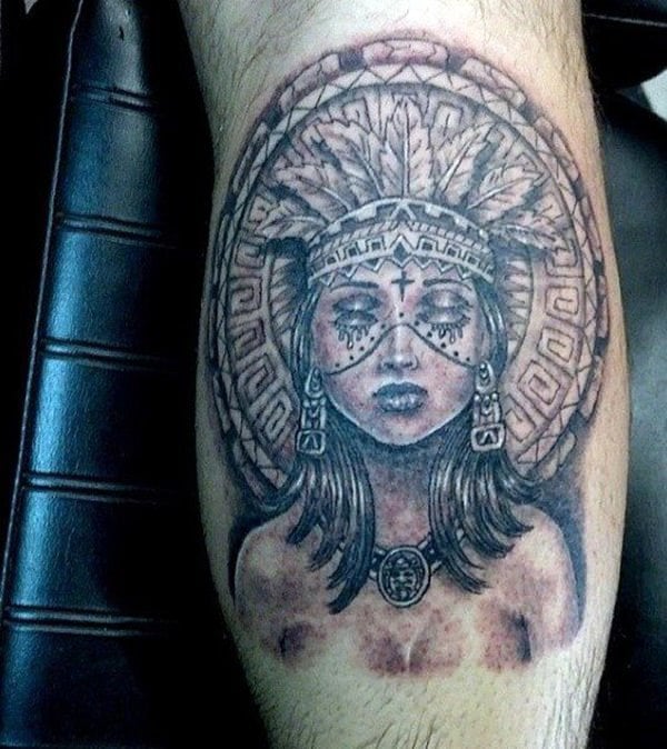 tatuaje azteca 138