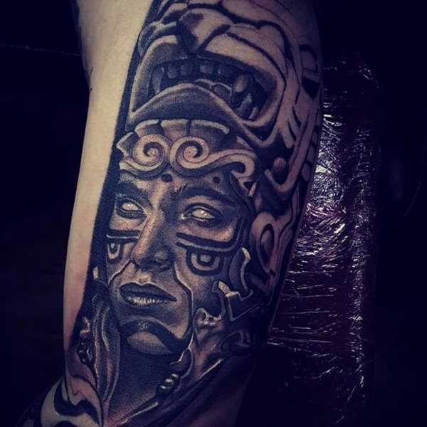tatuaje azteca 161