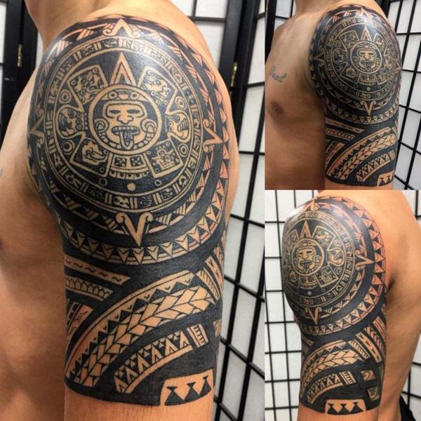 tatuaje azteca 170